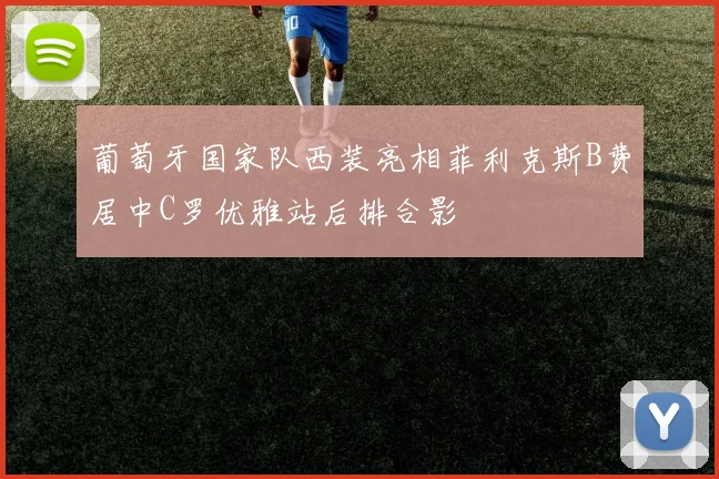 葡萄牙国家队西装亮相菲利克斯B费居中C罗优雅站后排合影
